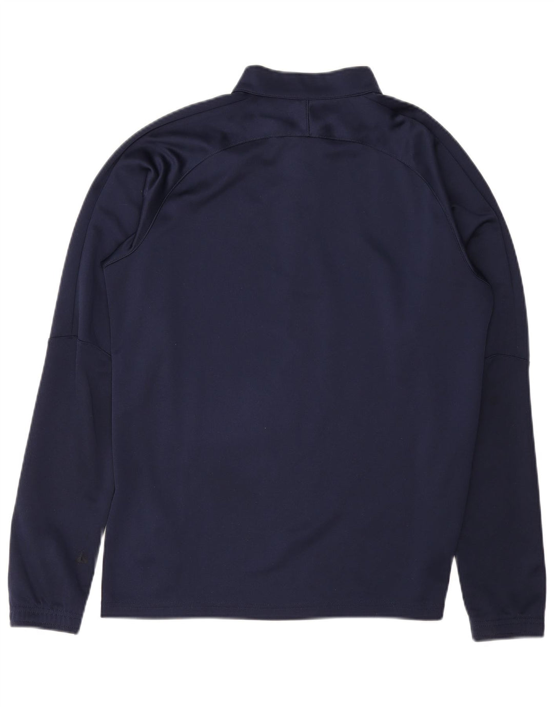 PUMA Mens Zip Neck Pullover Treino Top Médio Azul Marinho
