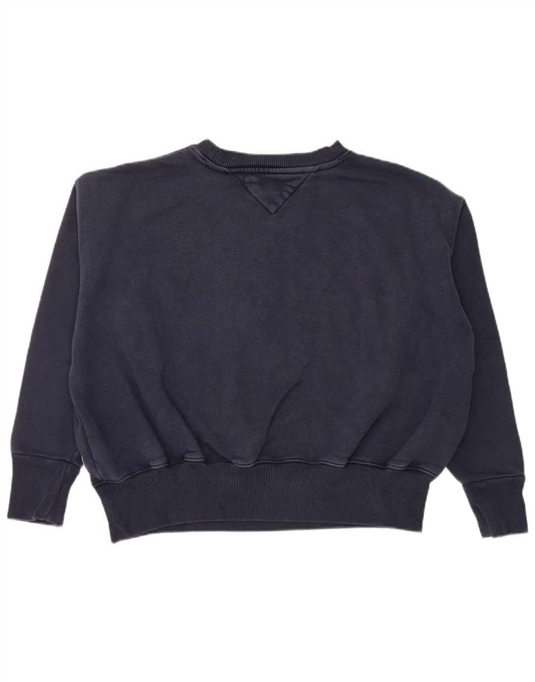 Tommy Hilfiger moletom gráfico feminino jumper UK 14 médio azul marinho