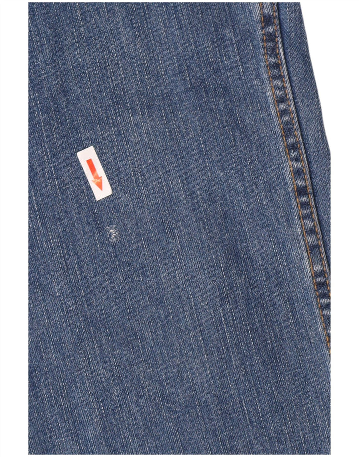 Wrangler Masculino Texas Straight Jeans W34 L30 Azul Algodão