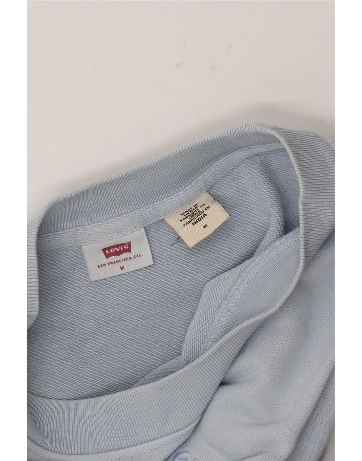 Levi's Mens Loose Fit Moletom Jumper Médio Azul