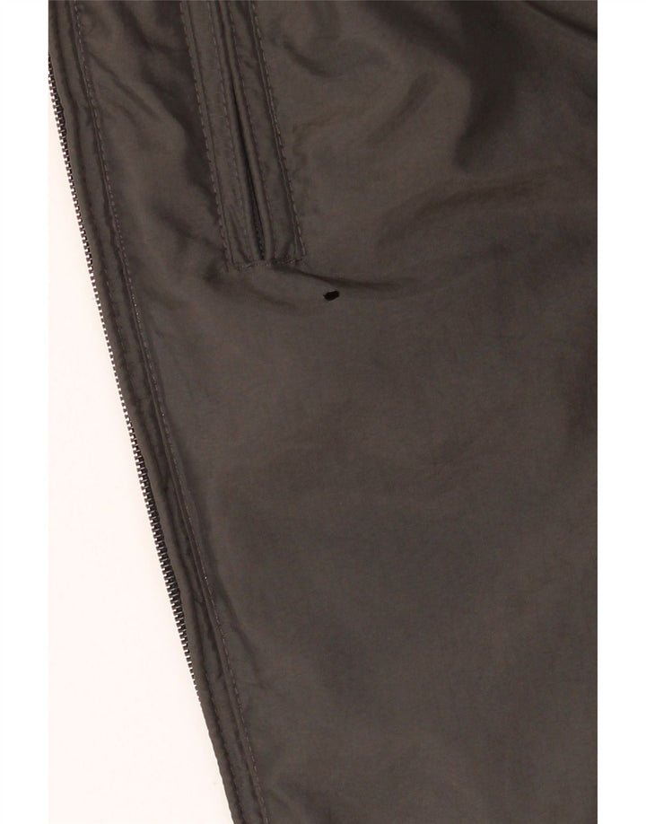 Jaqueta masculina acolchoada reversível com capuz Bear UK 40 grande poliamida cinza