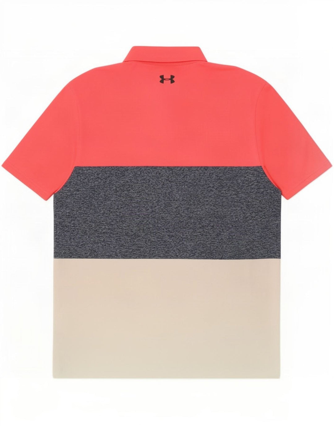 Camisa polo masculina Under Armour média colorida colorblock poliéster