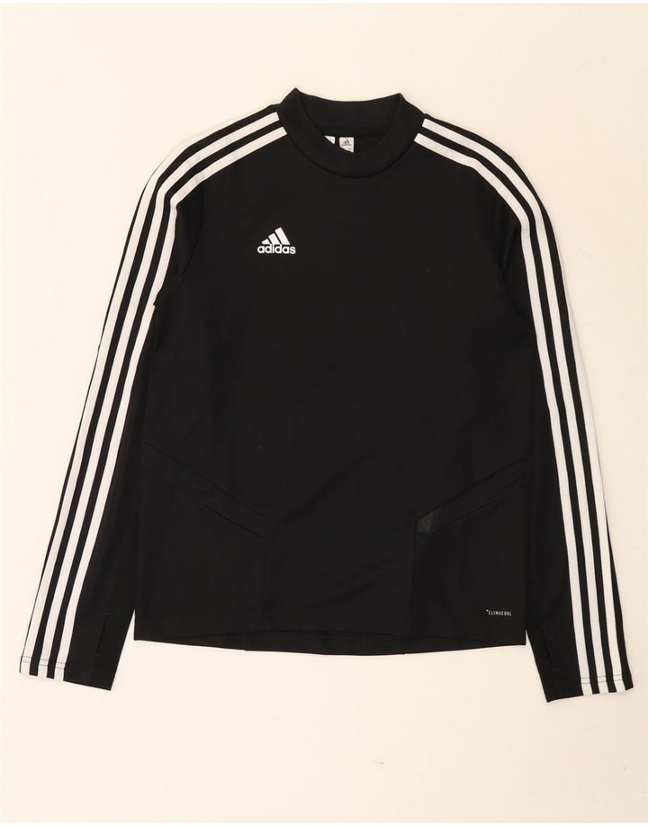Top ADIDAS Menino Climacool manga comprida 11-12 anos preto poliéster