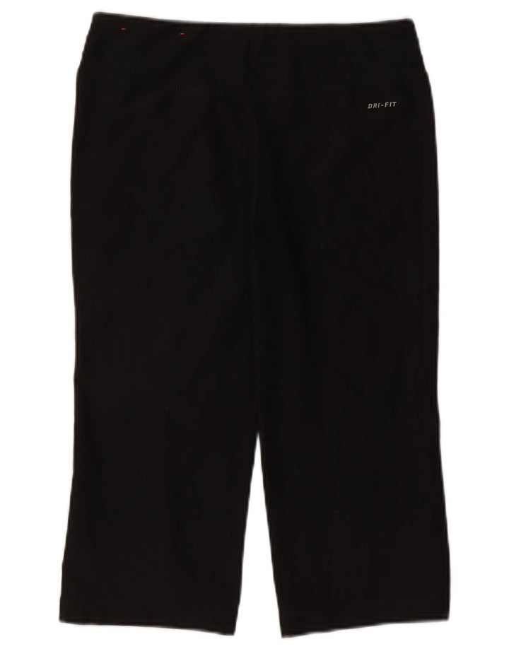 Leggings Nike Dri Fit Capri UK 8/10 Pequeno Poliéster Preto