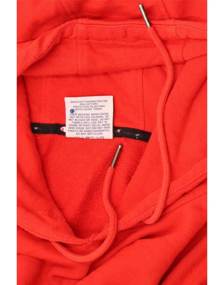 Jumper masculino com capuz Champion 2XL algodão vermelho