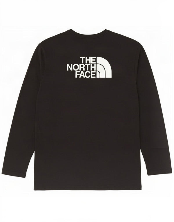 The North Face Mens Graphic Top Manga Longa XL Algodão Preto