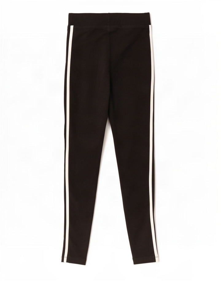 Leggings Adidas Femininas UK 8 Pequenas Algodão Preto