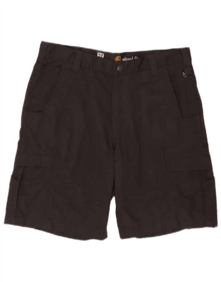 Carhartt Mens Relaxed Fit Cargo Shorts W36 Grande Algodão Cinza