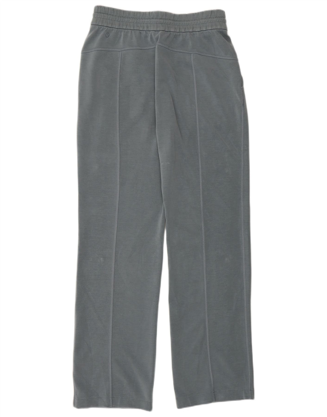 Calça de treino feminina Lululemon US 6 poliéster cinza médio