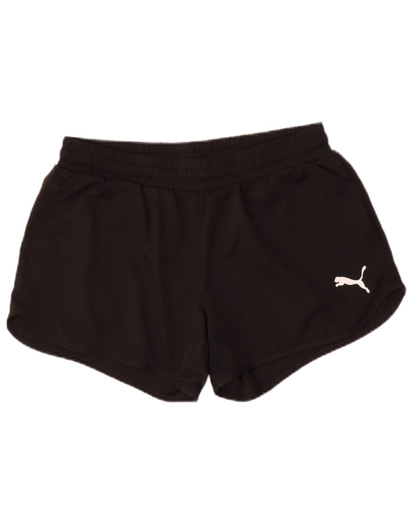 Puma Womens Sport Shorts UK 12 Medium Black