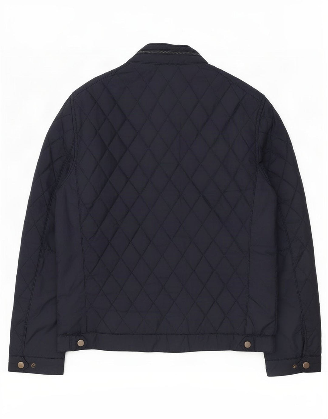 Jaqueta acolchoada masculina Zara com capuz UK 40 grande azul marinho