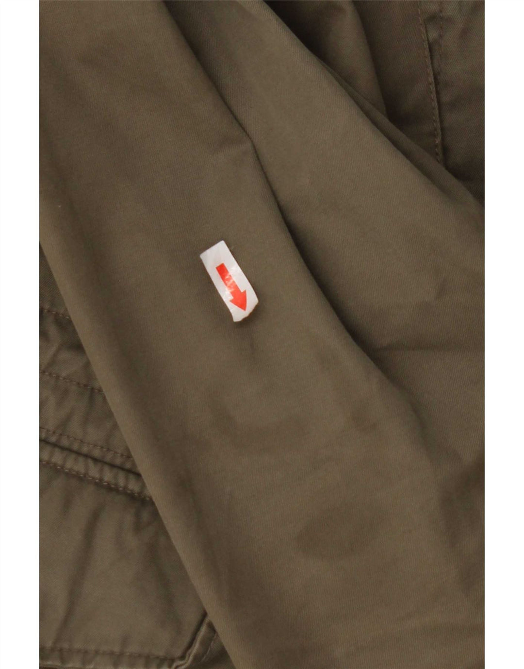 Jaqueta utilitária feminina Marks & Spencer UK 44 2XL algodão cáqui