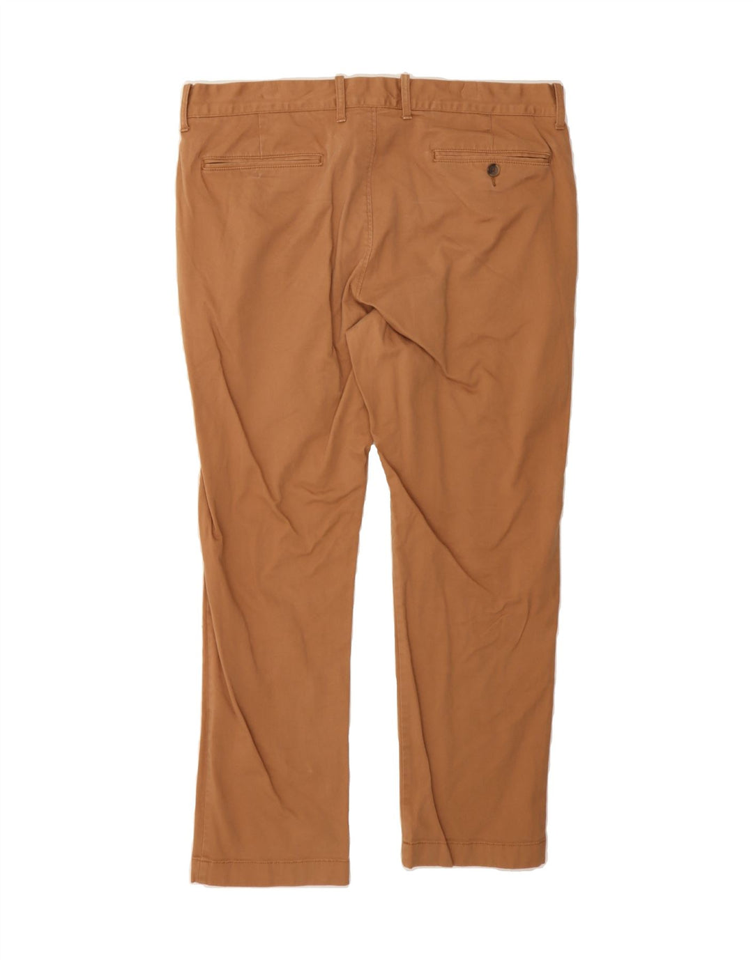 J. CREW Mens Mercantile Straight Chino Trousers W36 L30 Brown Cotton Vintage J. Crew and Second-Hand J. Crew from Messina Hembry 