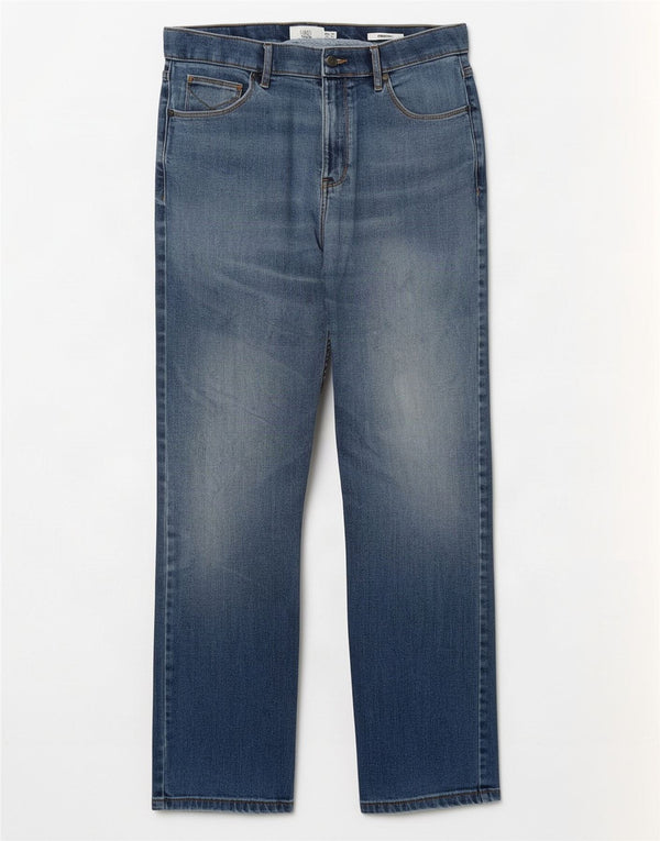 Calça jeans masculina Marks & Spencer Stormwear reta W34 L31 algodão azul