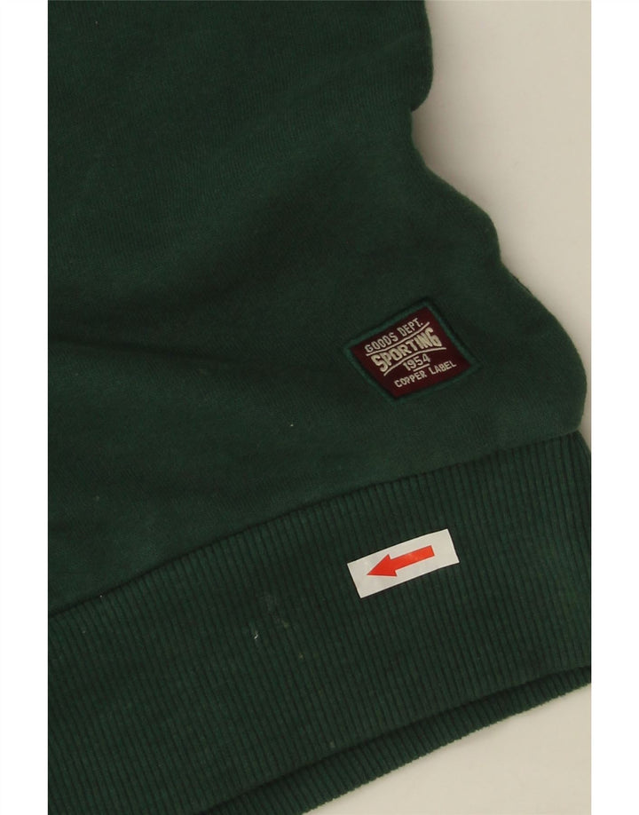 Superdry moletom gráfico masculino jumper grande algodão verde