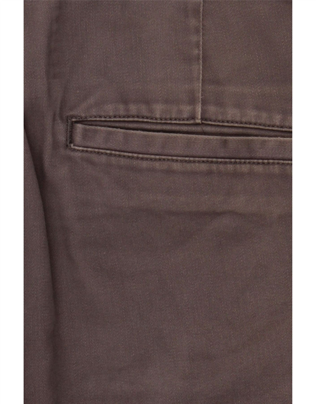 All Saints Mens Chino Shorts W31 Algodão Cinza Médio
