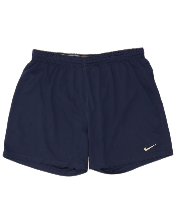 Shorts esportivos masculinos Nike 2XL poliéster azul marinho