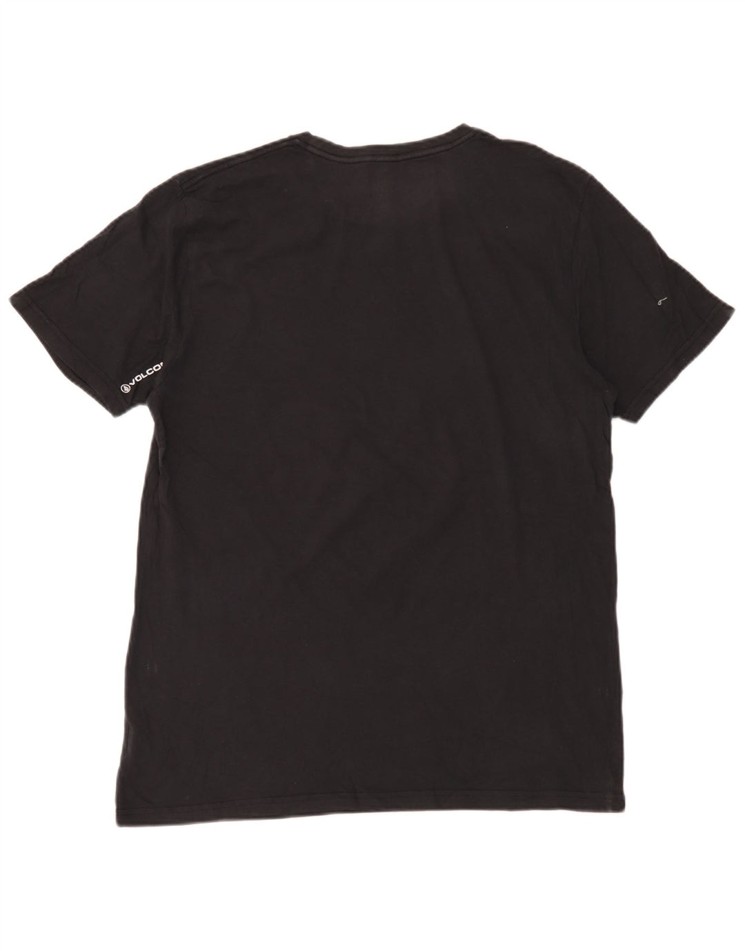 Camiseta masculina gráfica Volcom grande algodão preto