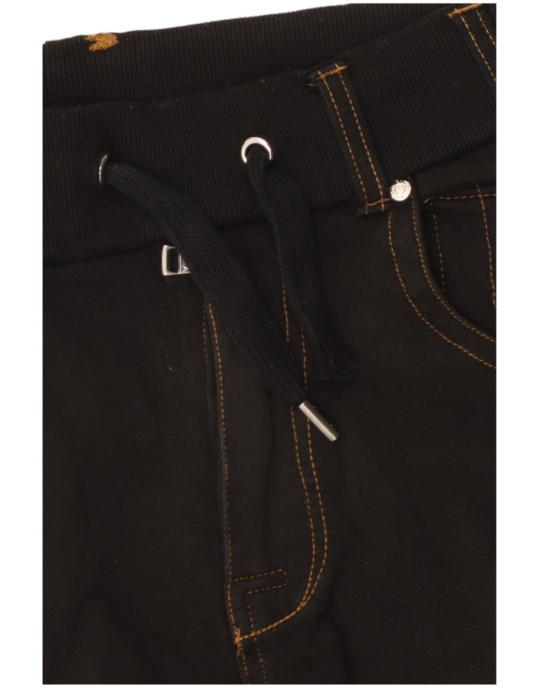 Zara Mens Joggers Calças Cropped Pequenas W30 L25 Pretas