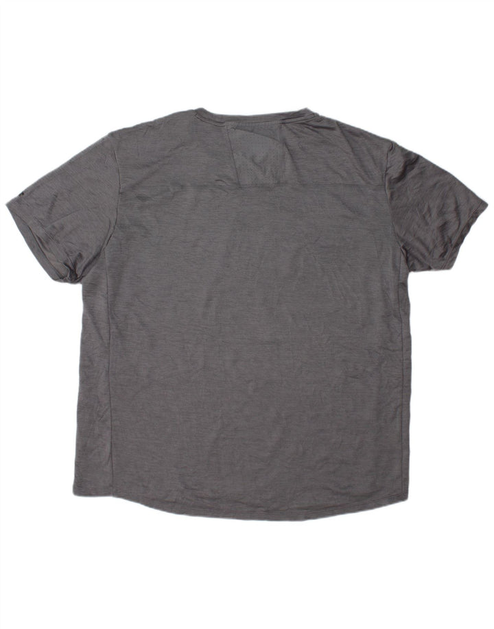 Camiseta masculina RUSSELL ATLÉTICA Dri-Power XL poliéster cinza