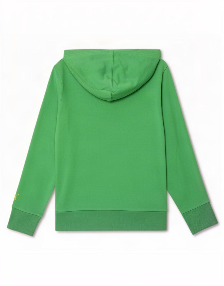 Puma feminino gráfico moletom com capuz Reino Unido 12 médio verde
