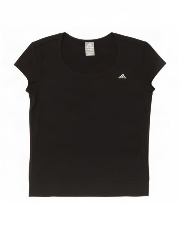 Camiseta Adidas Climalite Feminina Top UK 12/14 Médio Preto Poliéster