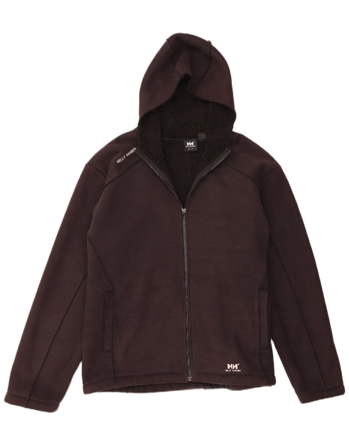 Helly Hansen Suéter masculino com capuz e zíper 2XL poliéster preto