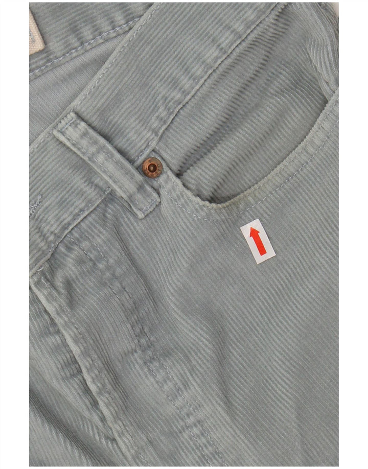 Calça masculina de veludo cotelê reto DIESEL W30 L31 algodão azul