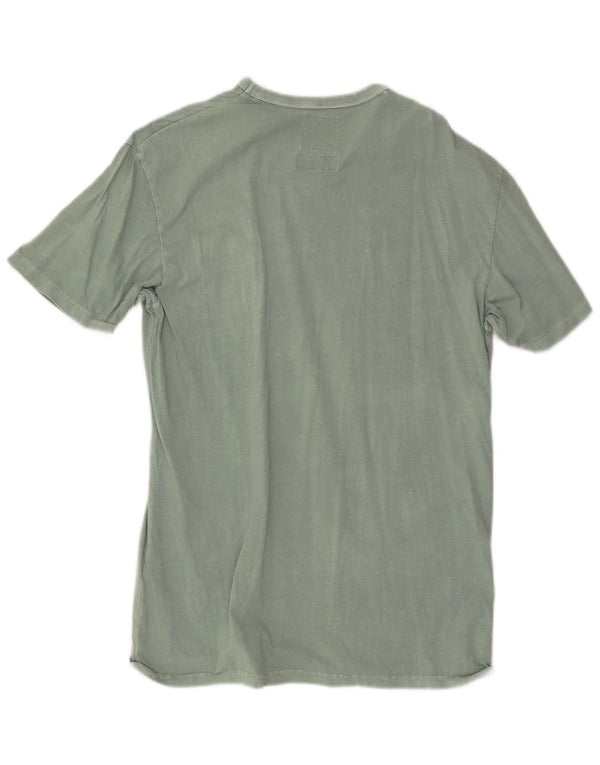 Camiseta masculina Superdry Top grande algodão verde