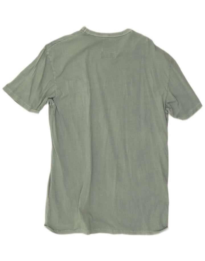 Camiseta masculina Superdry Top grande algodão verde