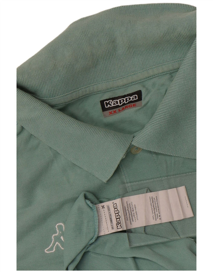 Camisa polo masculina Kappa 2XL algodão azul