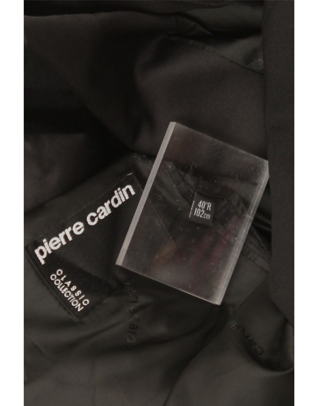 Jaqueta Blazer Masculina PIERRE CARDIN Regular Fit Reino Unido 40 Grande Preto