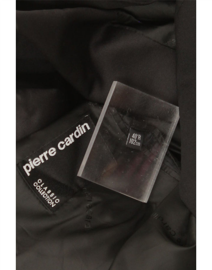 Jaqueta Blazer Masculina PIERRE CARDIN Regular Fit Reino Unido 40 Grande Preto
