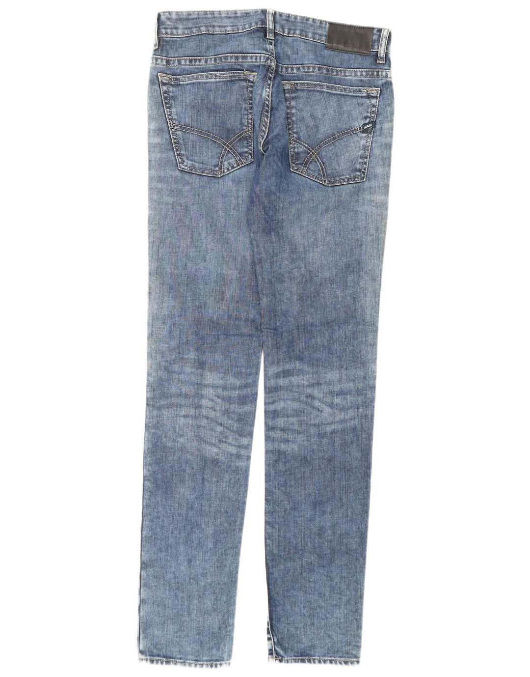 GAS Jeans Slim Feminino W31 L34 Azul Algodão