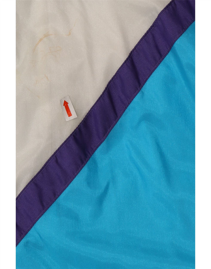 HUMMEL Jaqueta masculina de agasalho XL azul Colourblock Nylon