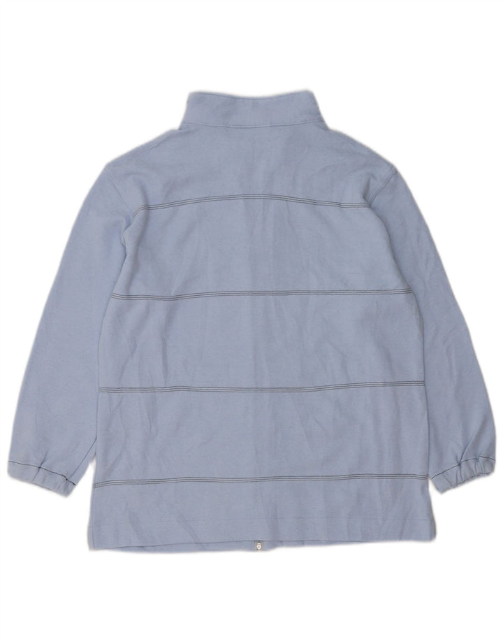 AUSTRALIAN L'ALPINA Jaqueta feminina de treino IT 44 médio listrado azul