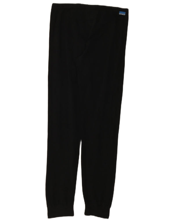 Calça de treino feminina ASICS Joggers UK 14 médio preto algodão