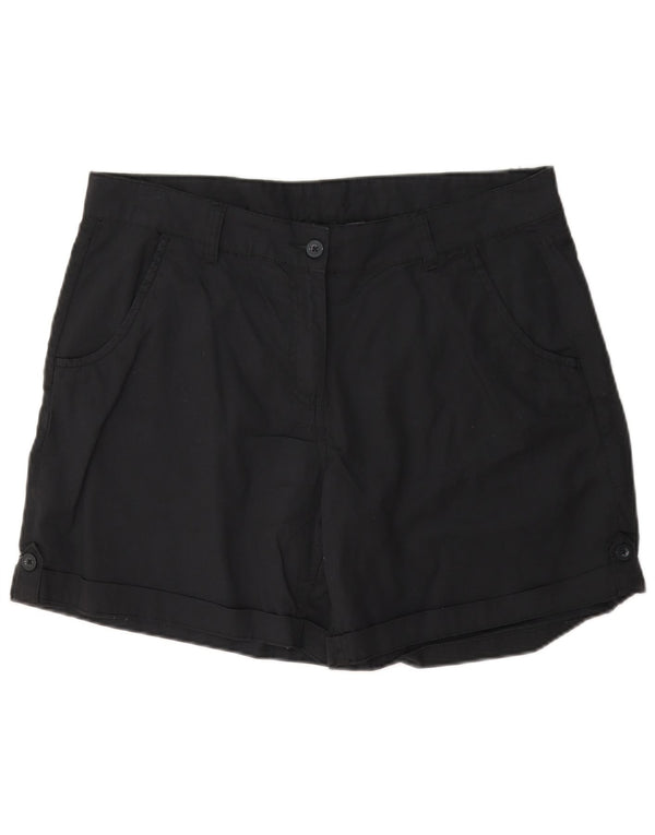 Shorts casuais femininos Mountain Warehouse UK 16 grandes W38 algodão cinza
