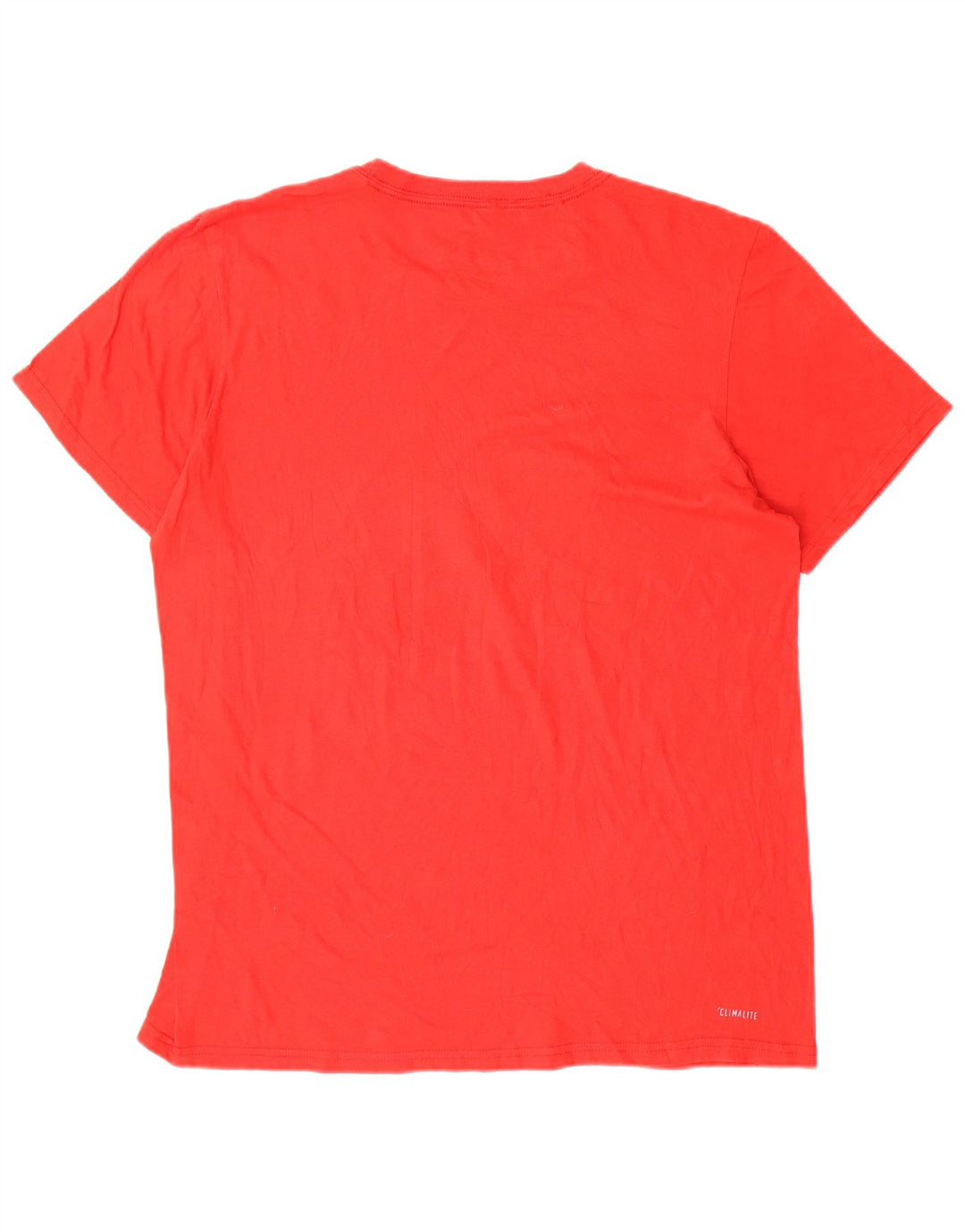 Camiseta Adidas Masculina Climalite Graphic Top Grande Poliéster Vermelho