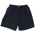 Shorts esportivos masculinos Reebok grande poliéster azul marinho