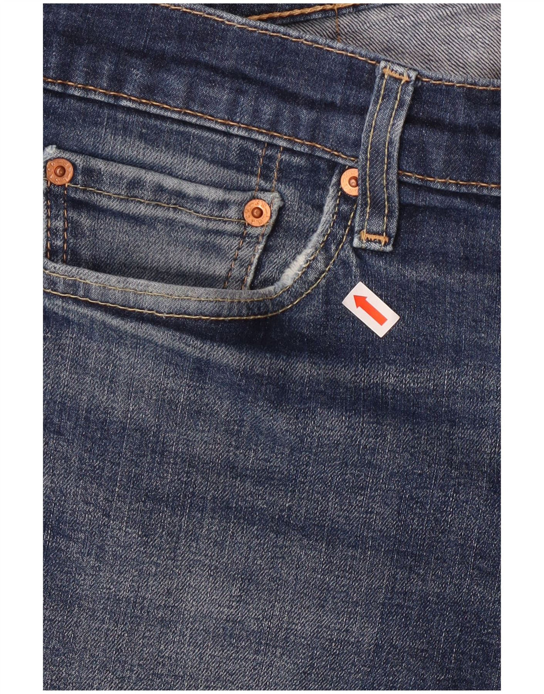 Shorts jeans masculino Levi's 511 Slim Fit W32 algodão azul médio