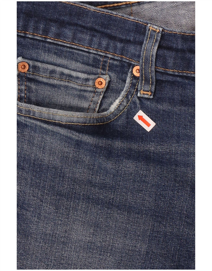 Shorts jeans masculino Levi's 511 Slim Fit W32 algodão azul médio