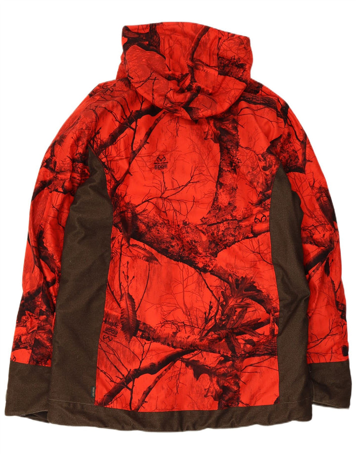 Jaqueta corta-vento masculina Deerhunter com capuz EU 56 3XL camuflagem vermelha