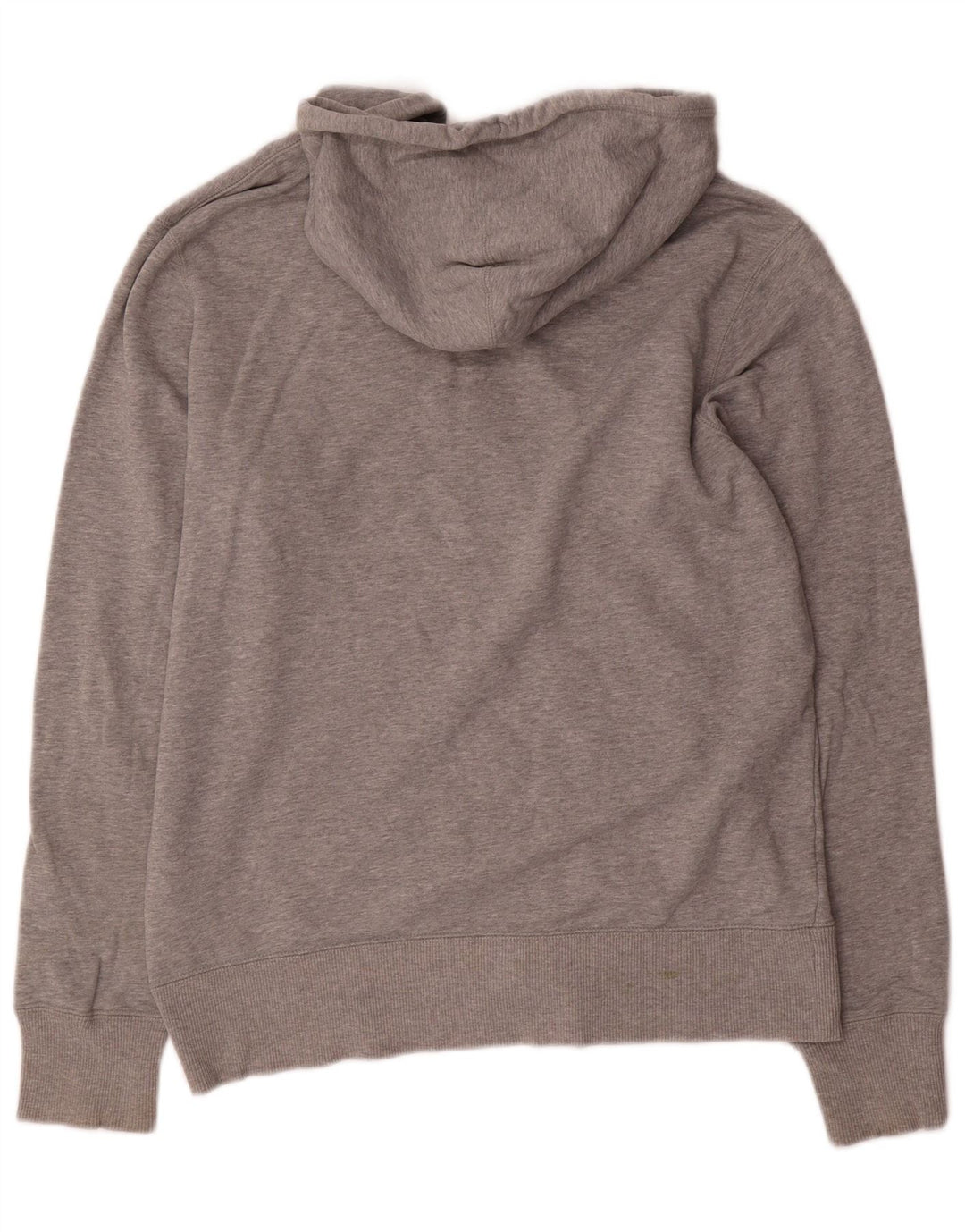 Suéter masculino Nike Regular Fit Zip com capuz de algodão cinza médio