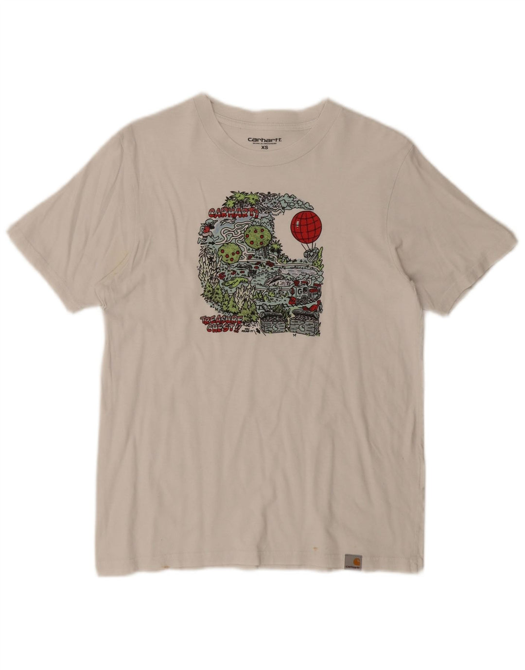 Camiseta gráfica masculina Carhartt XS branca