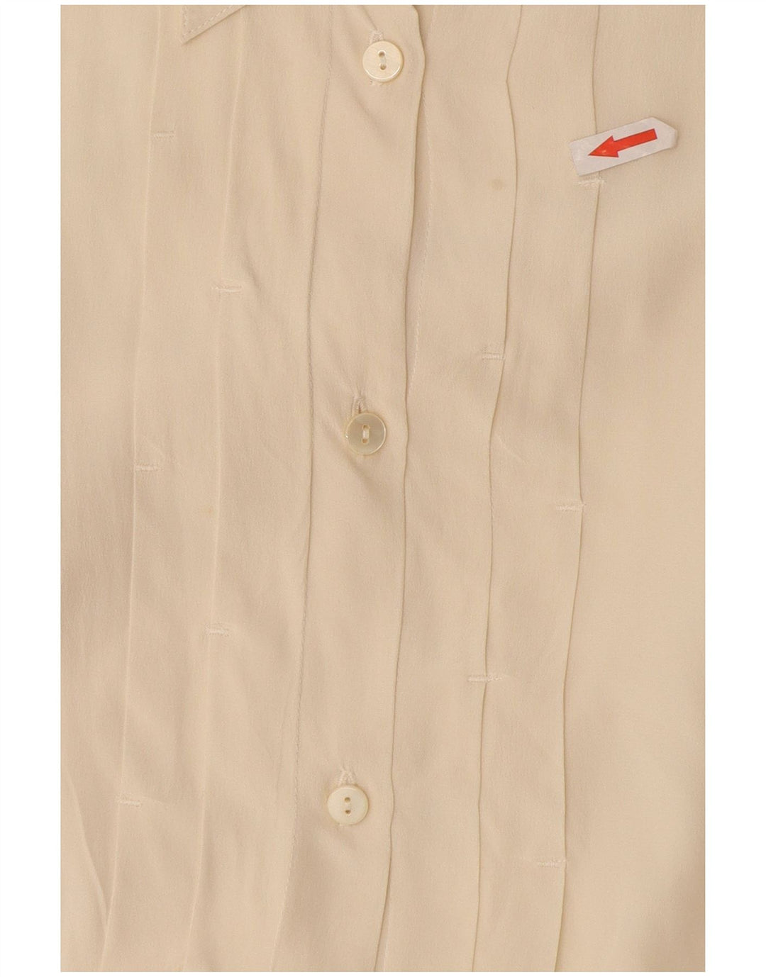 Camisa formal feminina vintage Reino Unido 16 grande branco