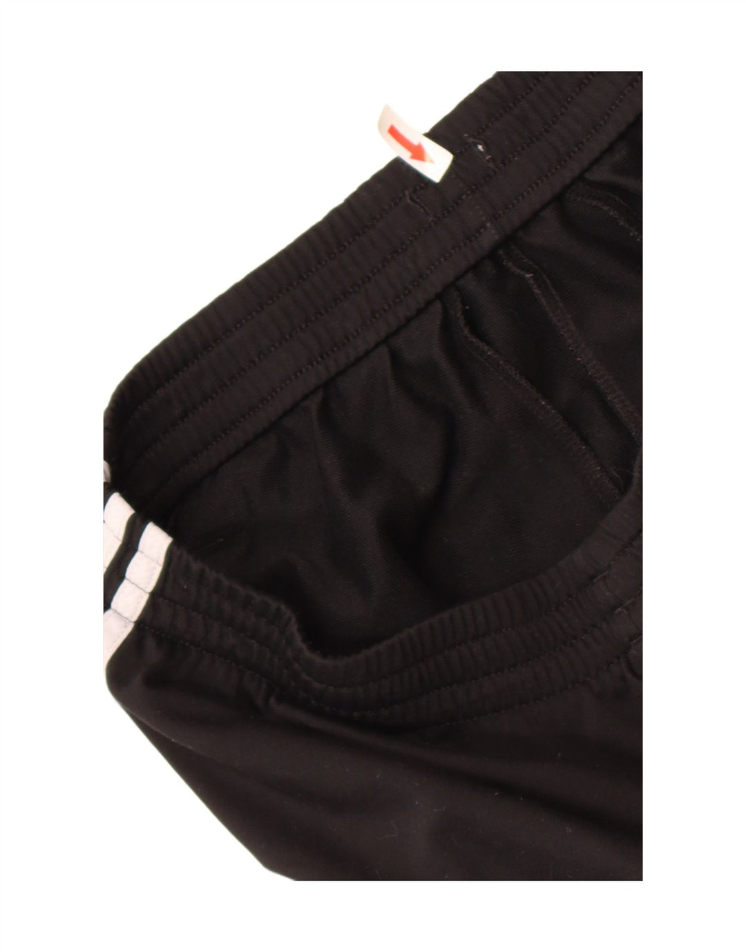 Calças de treino masculinas Adidas UK 38/40 poliéster preto médio