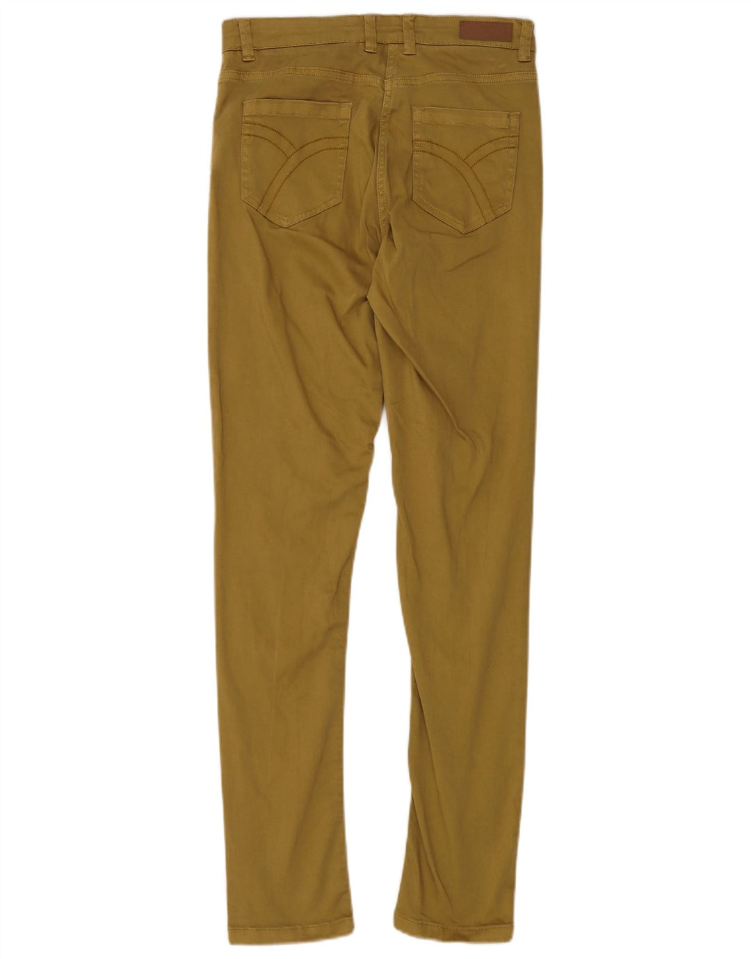 Calça feminina casual justa DACK'S IT 44 médio W30 L30 algodão cáqui