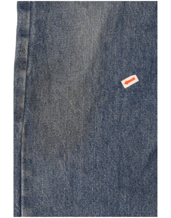 Wrangler Mens Straight Jeans W38 L26 Azul Algodão