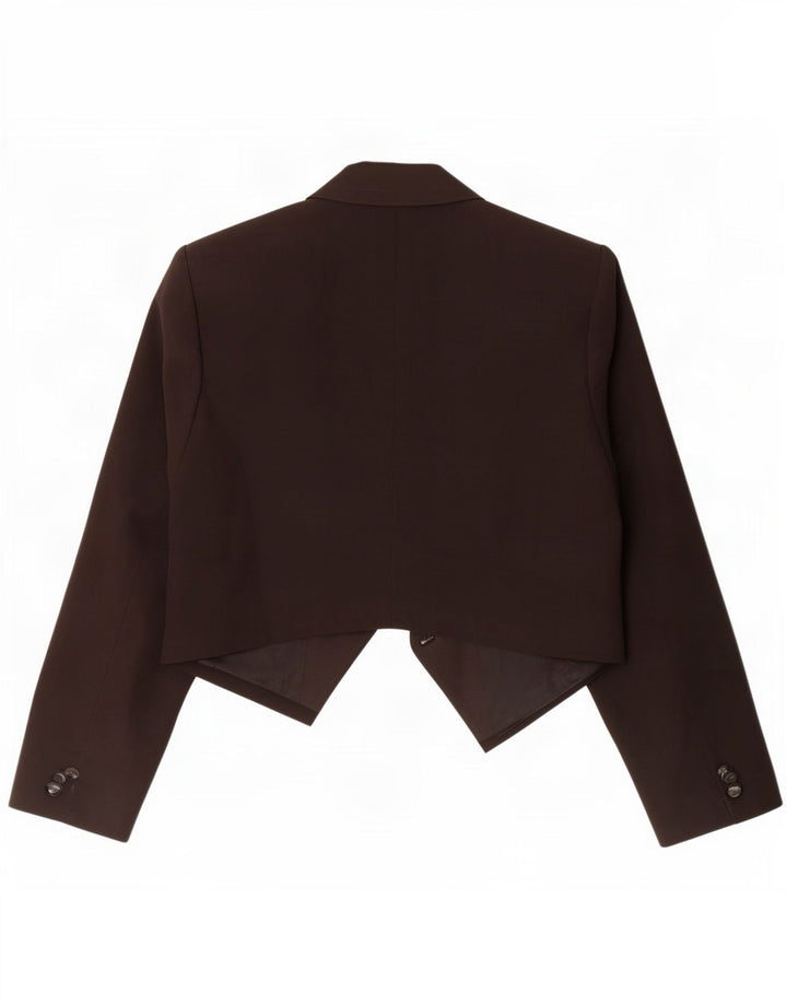 Jaqueta Bolero Feminina Vintage IT 36 XS Preto